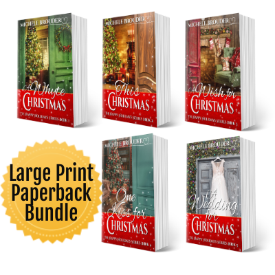 Happy Holidays Large Print Paperback Bundle Books 1-5